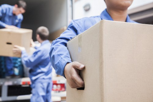 Removal van and house moving items for an Eastham home relocation
