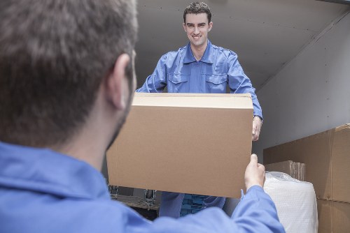 Secure Man With Van Eastham payment methods illustration