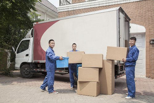 Reliable Eastham van moving service handling household belongings