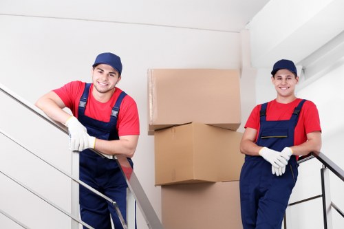 Removal van and moving team serving Eastham residential streets