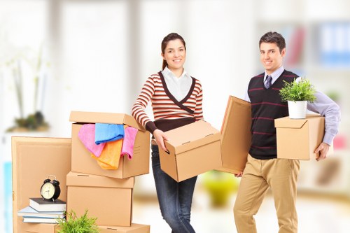 Careful packing and furniture handling during an Eastham house move