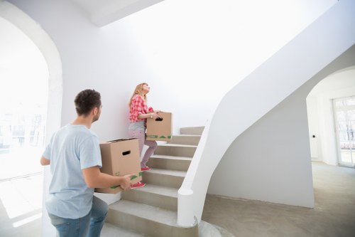 Packing and loading furniture for an Eastham house move